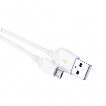 Laidas USB 2.0 A/M - micro B/M 1m (baltas) 