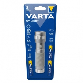 Rankinis UV LED žibintuvėlis VARTA  395 nm 3xAAA 