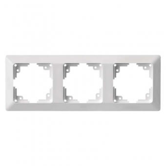 Three slot frame EMOS (white) 