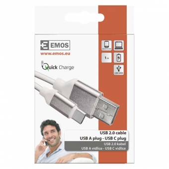 Laidas EMOS A-C USB 1m 