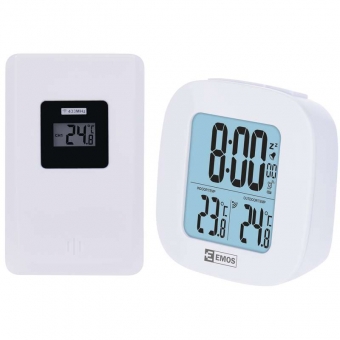 Digital thermometer-clock wireless 