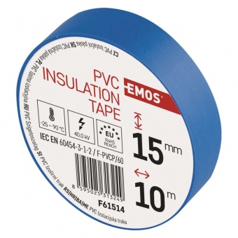 PVC insulation tape EMOS15/10 (blue) 