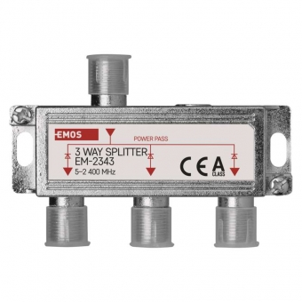 Ferrite splitter 1-3 Power Pass  5-2400 MHz 
