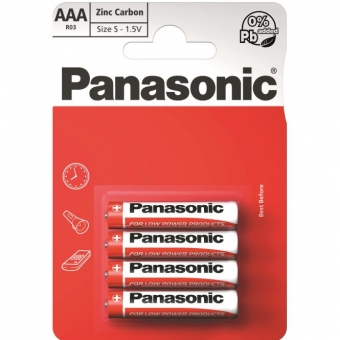 Panasonic Red Zinc R03 (AAA) 