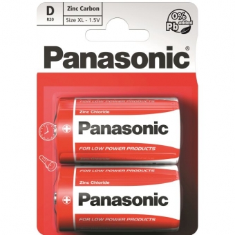Panasonic Red Zinc R20 (D) 