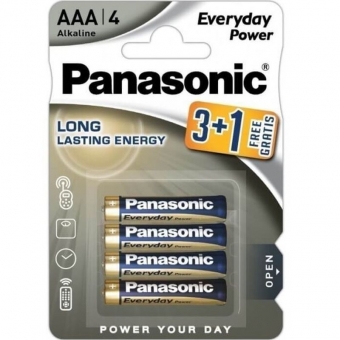 Panasonic Everyday LR03 (AAA) 3+1 