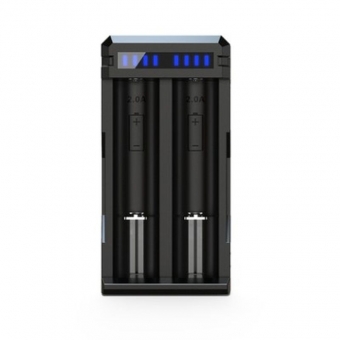 Akumuliatorių  įkroviklis XTAR SC2 Li-Ion 18650-21700 3A max. USB-C greito įkrovimo 