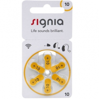 Battery for hearing aid Signia 10AE 
