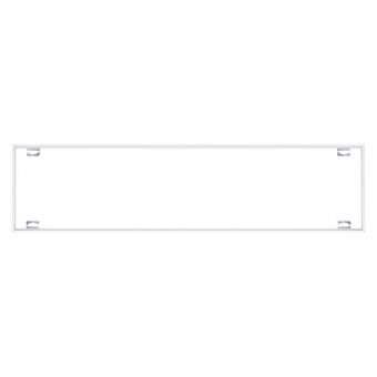 Frame for LED panel 120x30 cm for surface installation, screwless 